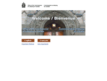 Tablet Screenshot of lobbycanada.gc.ca